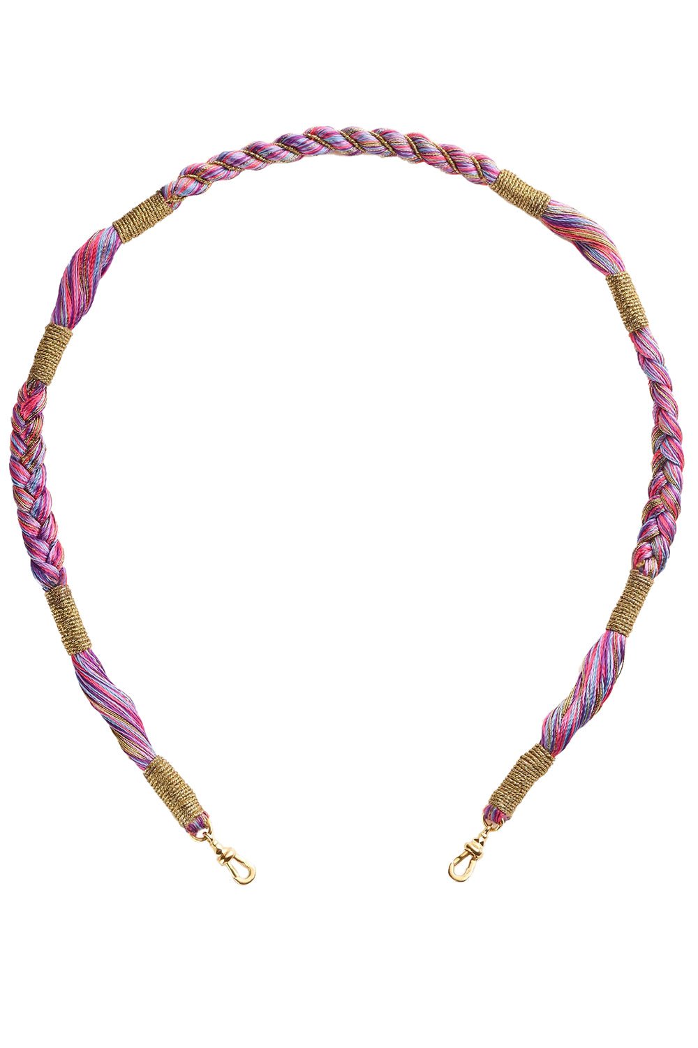 MARIE LICHTENBERG-Rathi Purple Chain-YELLOW GOLD