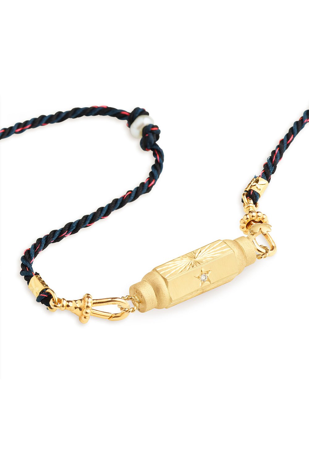 MARIE LICHTENBERG-Coco Baby Locket Necklace-YELLOW GOLD