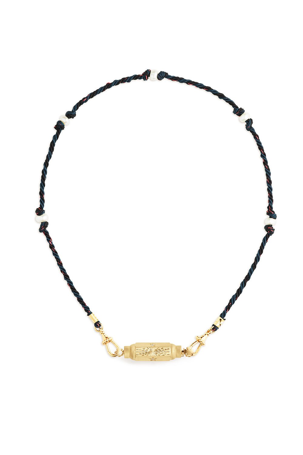 MARIE LICHTENBERG-Coco Baby Locket Necklace-YELLOW GOLD