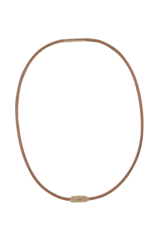 Diamond Micro Lasso Necklace-YELLOW GOLD-JEWELRYFINE JEWELNECKLACE O-MARIE LICHTENBERG