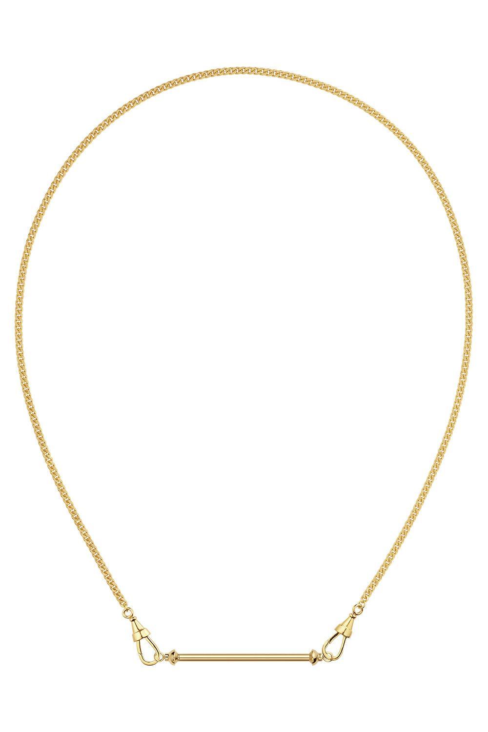 Large Connector Chain Necklace-YELLOW GOLD-JEWELRYFINE JEWELNECKLACE O-MARIE LICHTENBERG