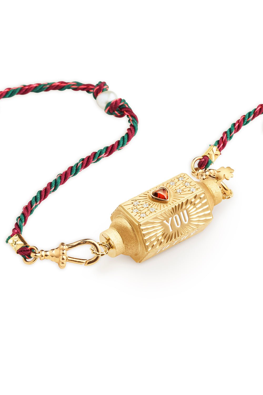 MARIE LICHTENBERG-Love You Locket Necklace-YELLOW GOLD