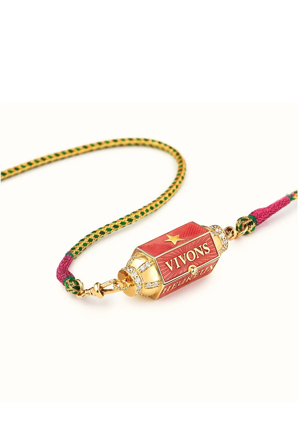 MARIE LICHTENBERG-Vivons Locket Necklace-YELLOW GOLD