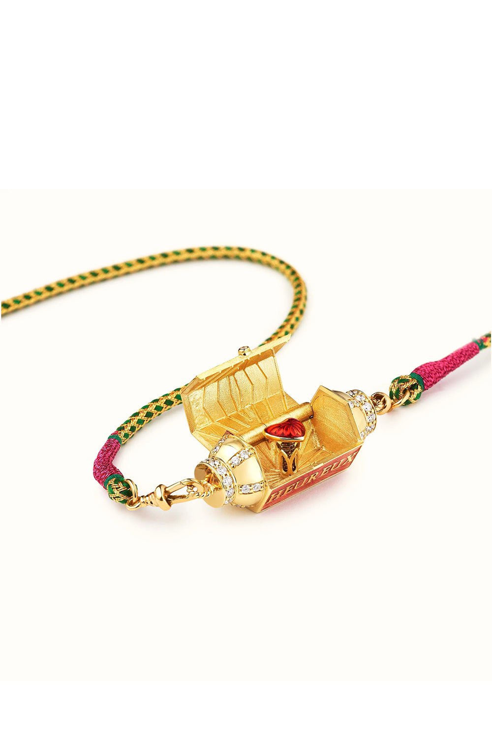 MARIE LICHTENBERG-Vivons Locket Necklace-YELLOW GOLD