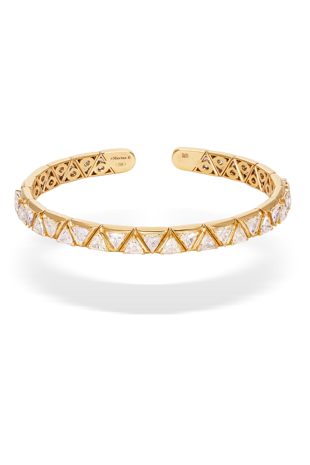 Diamond Triangolini Bangle Bracelet