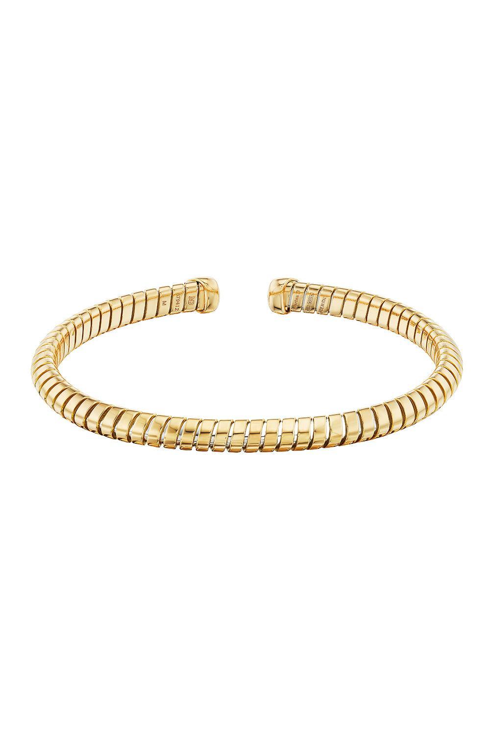 Diamond Trisolina Bracelet-YELLOW GOLD-MEDIUM-JEWELRYFINE JEWELBRACELET O-MARINA B