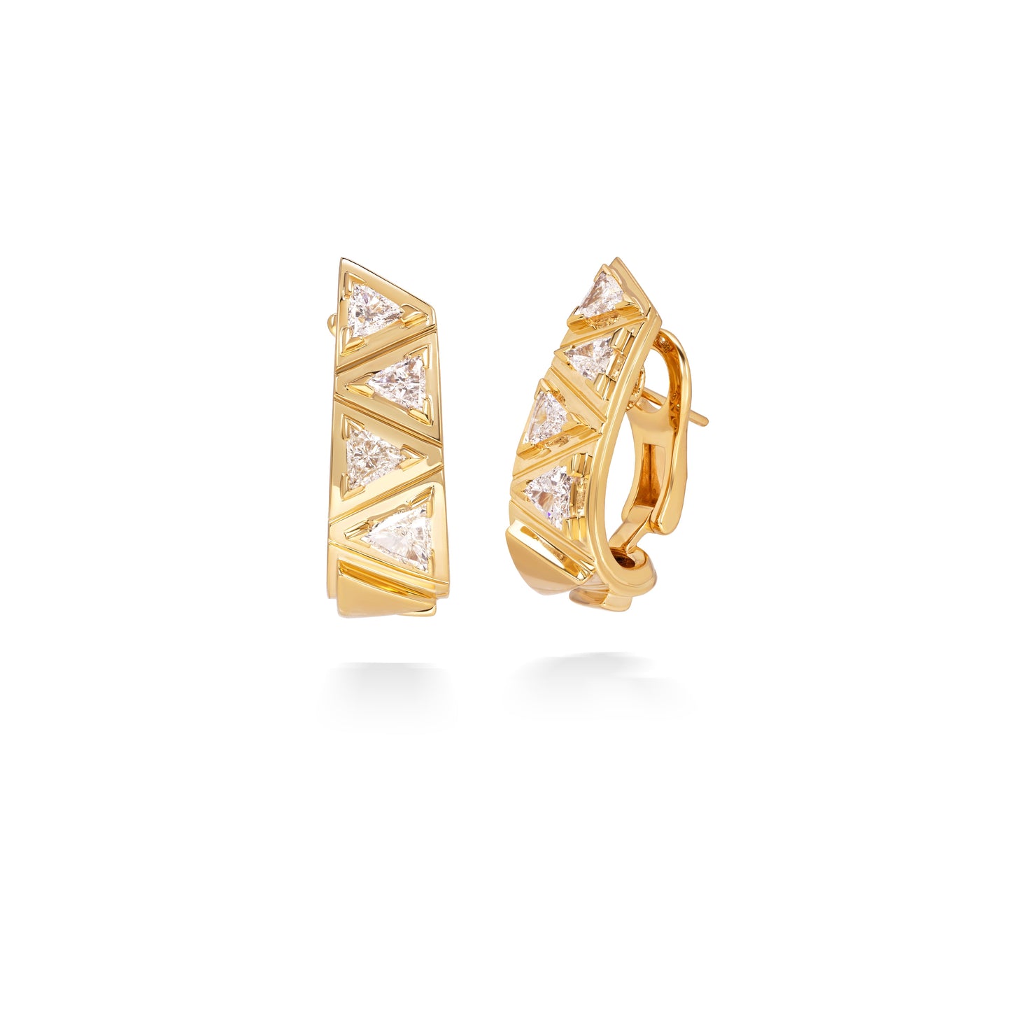 Diamond Danielle Earrings-YELLOW GOLD-JEWELRYFINE JEWELEARRING-MARINA B