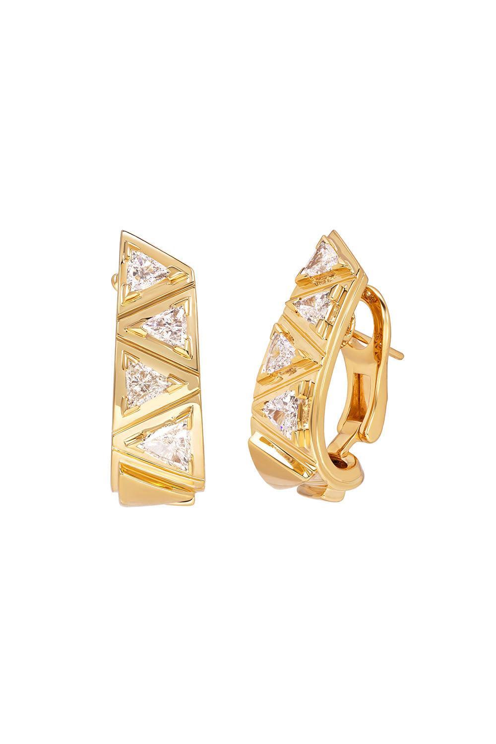 Diamond Danielle Earrings-YELLOW GOLD-JEWELRYFINE JEWELEARRING-MARINA B