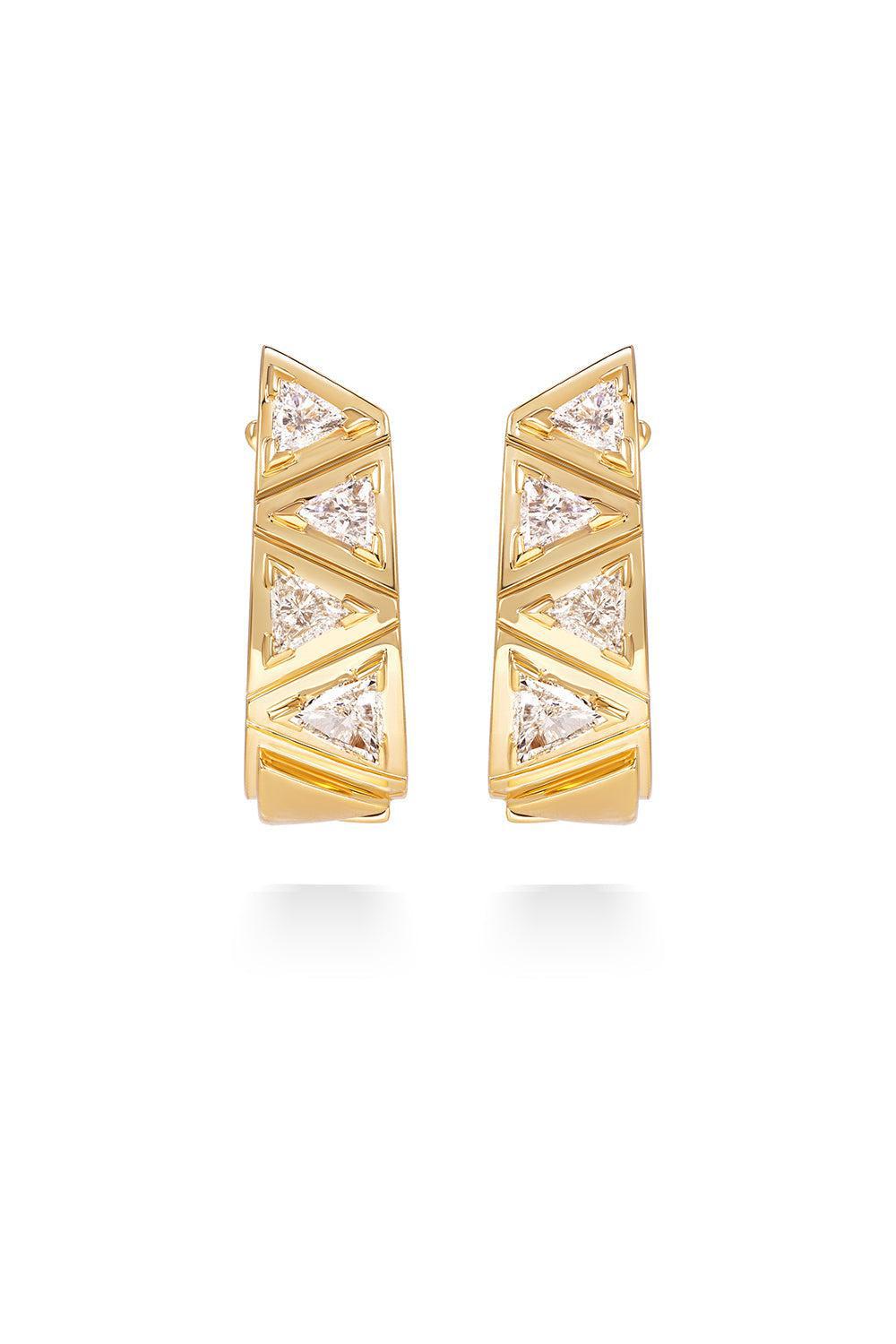 Diamond Danielle Earrings-YELLOW GOLD-JEWELRYFINE JEWELEARRING-MARINA B