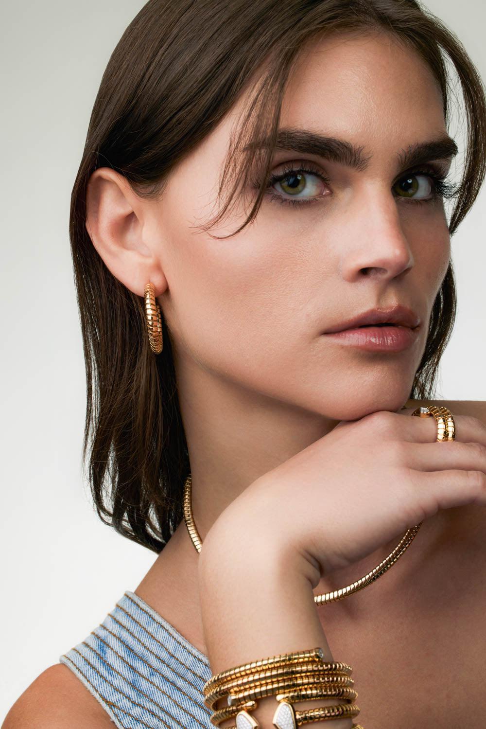 Trisolina Small Hoop Earrings-YELLOW GOLD-SML-JEWELRYFINE JEWELEARRING-MARINA B