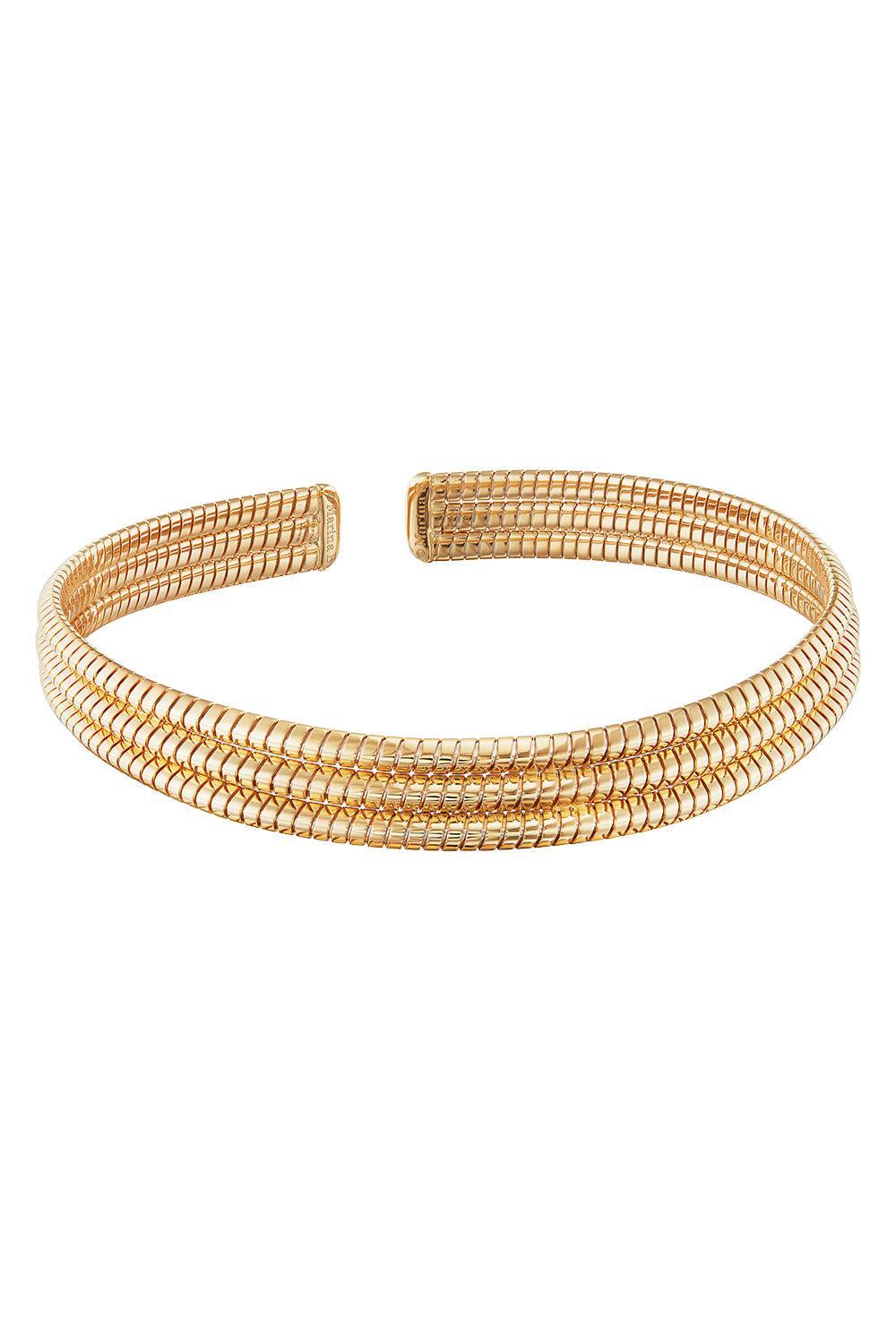 Trisolina Triple Collar Necklace-YELLOW GOLD-MEDIUM-JEWELRYFINE JEWELNECKLACE O-MARINA B