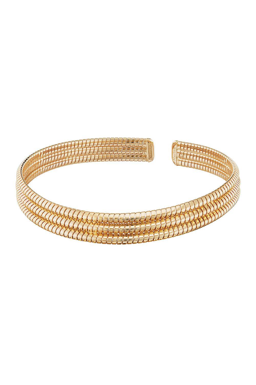 Trisolina Triple Collar Necklace-YELLOW GOLD-MEDIUM-JEWELRYFINE JEWELNECKLACE O-MARINA B