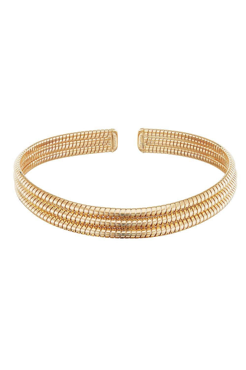 Trisolina Triple Collar Necklace-YELLOW GOLD-MEDIUM-JEWELRYFINE JEWELNECKLACE O-MARINA B