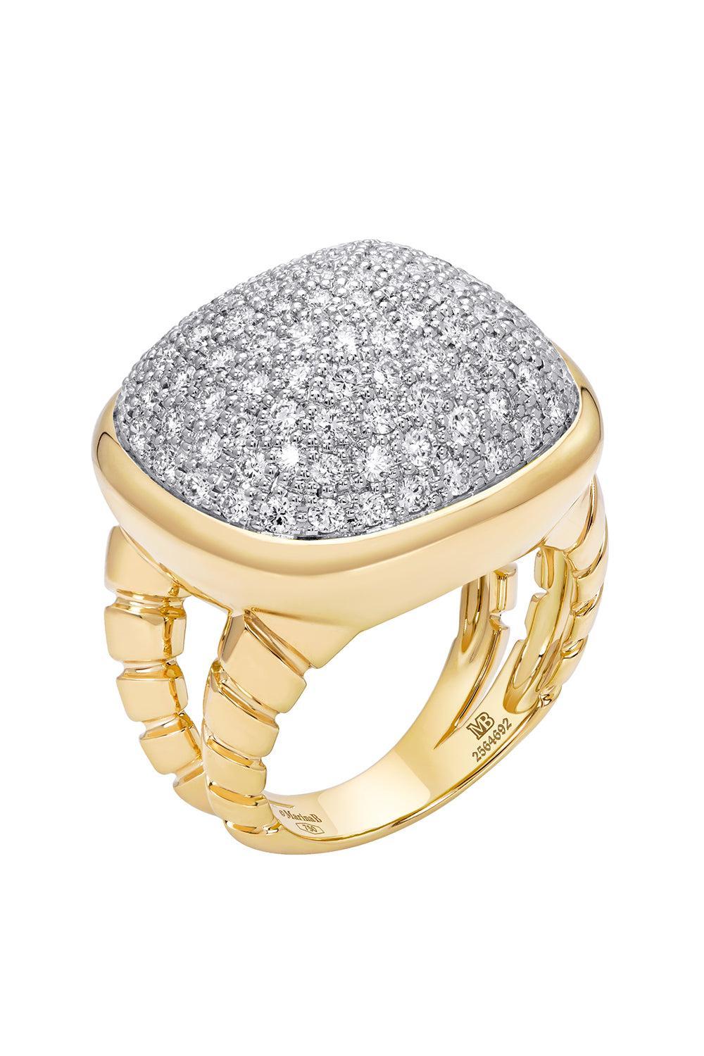 Diamond Tigella Ring-YELLOW GOLD-6.5-JEWELRYFINE JEWELRING-MARINA B