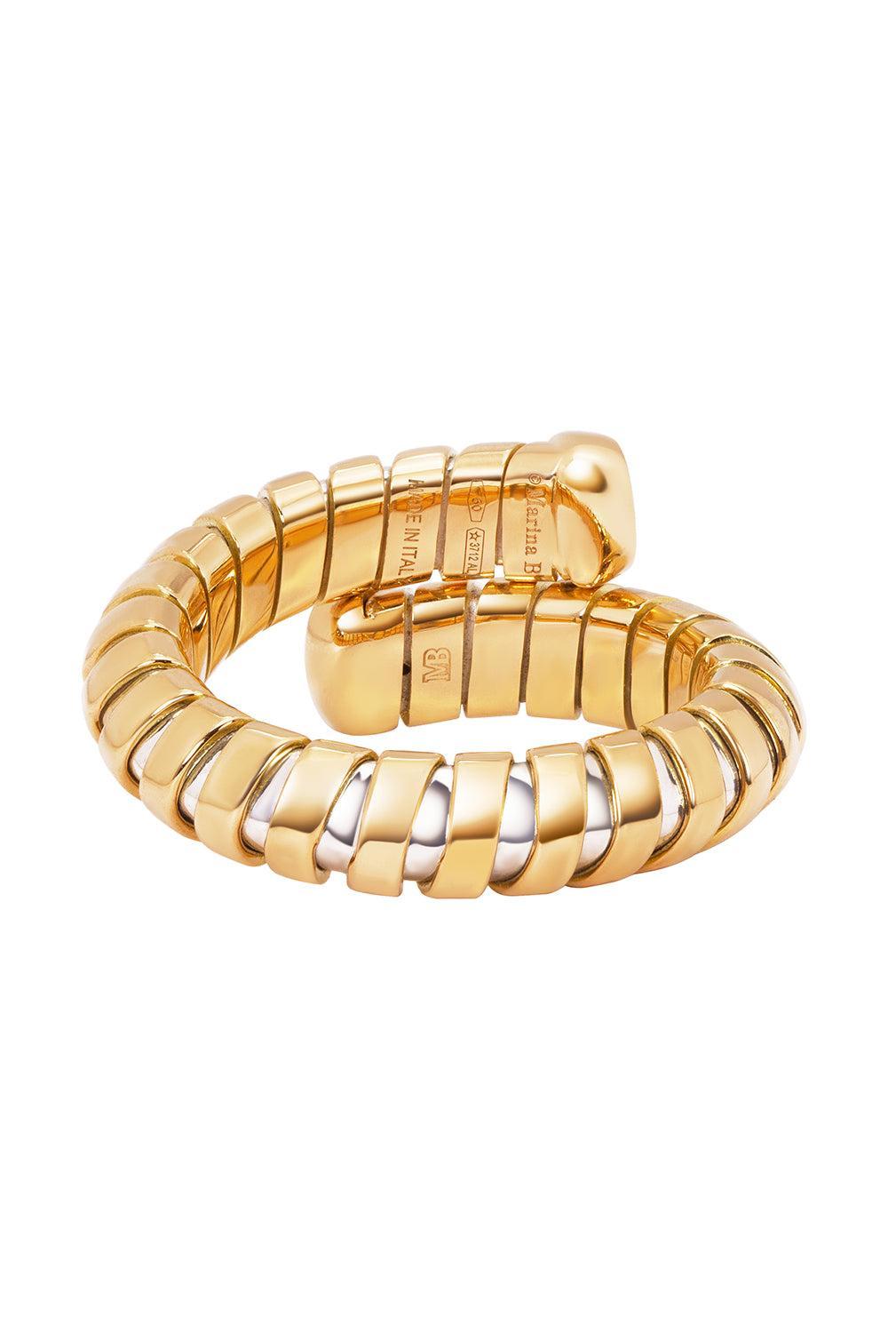 Diamond Trisolona Bypass Ring-YELLOW GOLD-6.5-JEWELRYFINE JEWELRING-MARINA B