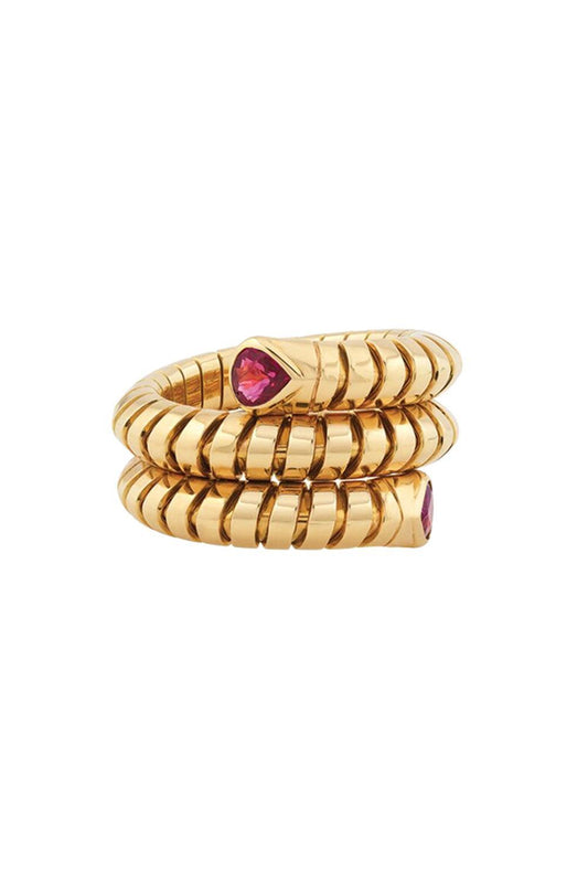 Ruby Trisola Spiral Ring-YELLOW GOLD-6.5-JEWELRYFINE JEWELRING-MARINA B