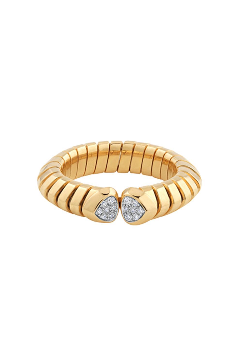 Diamond Trisolina Ring-YELLOW GOLD-7-JEWELRYFINE JEWELRING-MARINA B