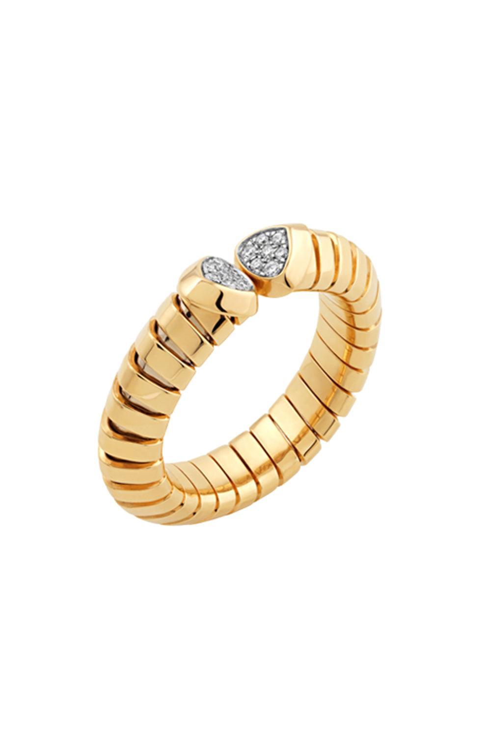 Diamond Trisolina Ring-YELLOW GOLD-7-JEWELRYFINE JEWELRING-MARINA B