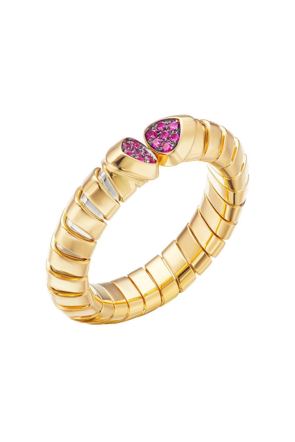 Ruby Triolina Ring-YELLOW GOLD-7-JEWELRYFINE JEWELRING-MARINA B