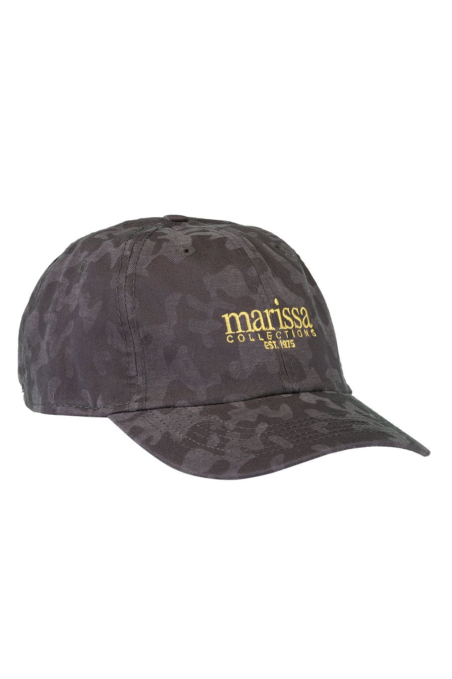 MARISSA COLLECTIONS-Charcoal Camo Hat-CAMO