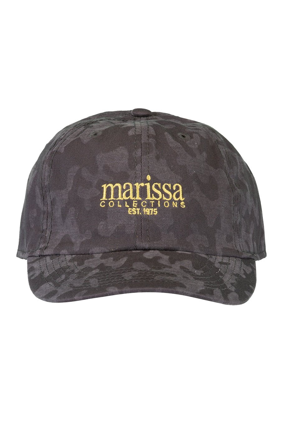 MARISSA COLLECTIONS-Charcoal Camo Hat-CAMO