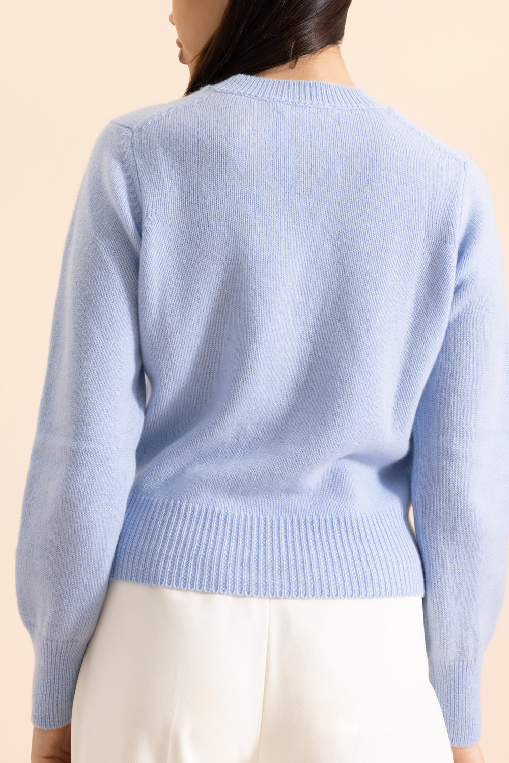 The Cashmere Pullover - Forget Me Not