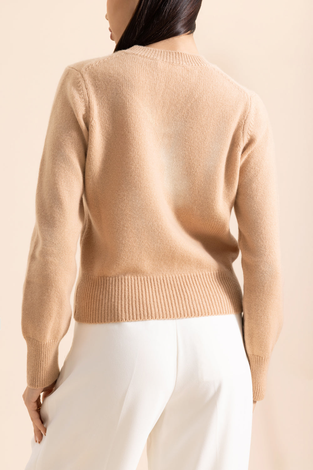 The Cashmere Pullover - Cappucino