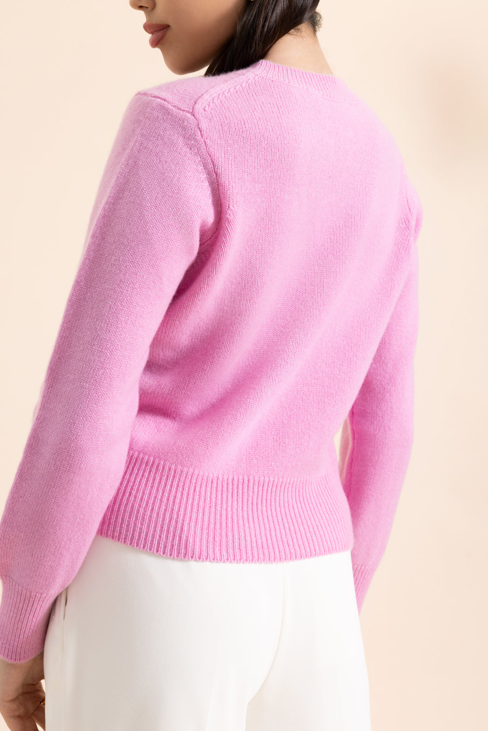 The Cashmere Pullover - Rosebud