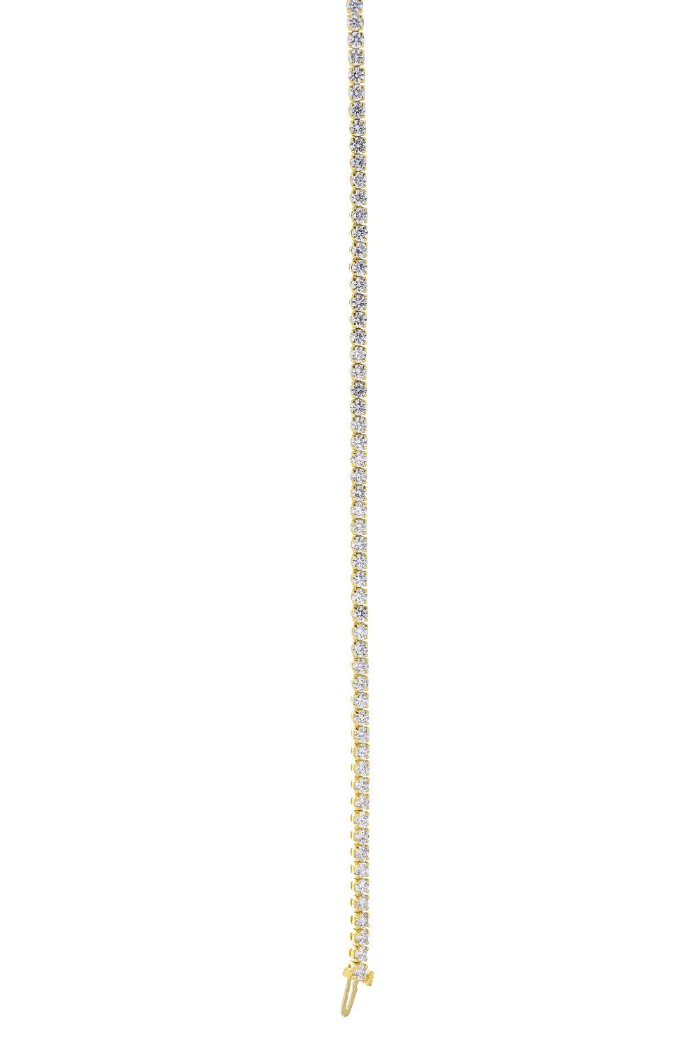 MARISSA DIAMONDS-Diamond Line Bracelet-YELLOW GOLD