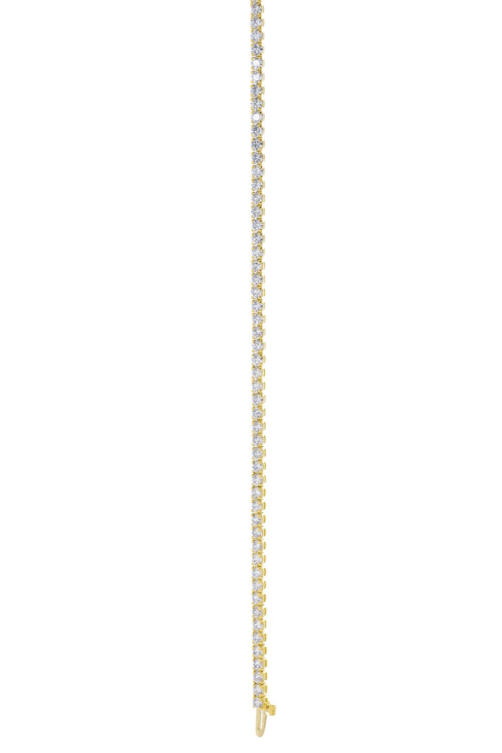 MARISSA DIAMONDS-Diamond Line Bracelet-YELLOW GOLD