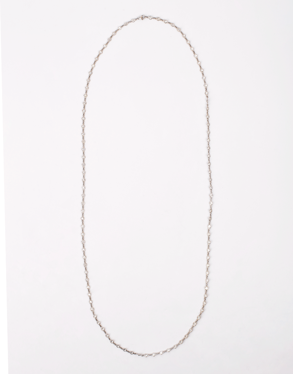 MARISSA DIAMONDS-Diamond By The Yard Necklace-PLATINUM