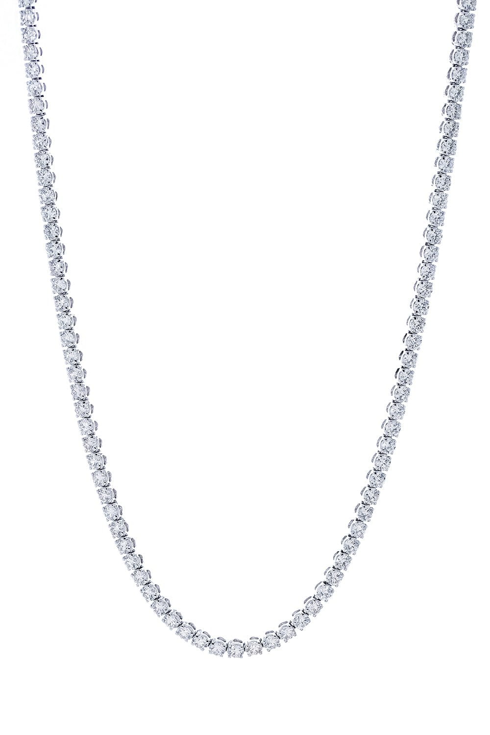 MARISSA DIAMONDS-Diamond Riviera Necklace-WHITE GOLD