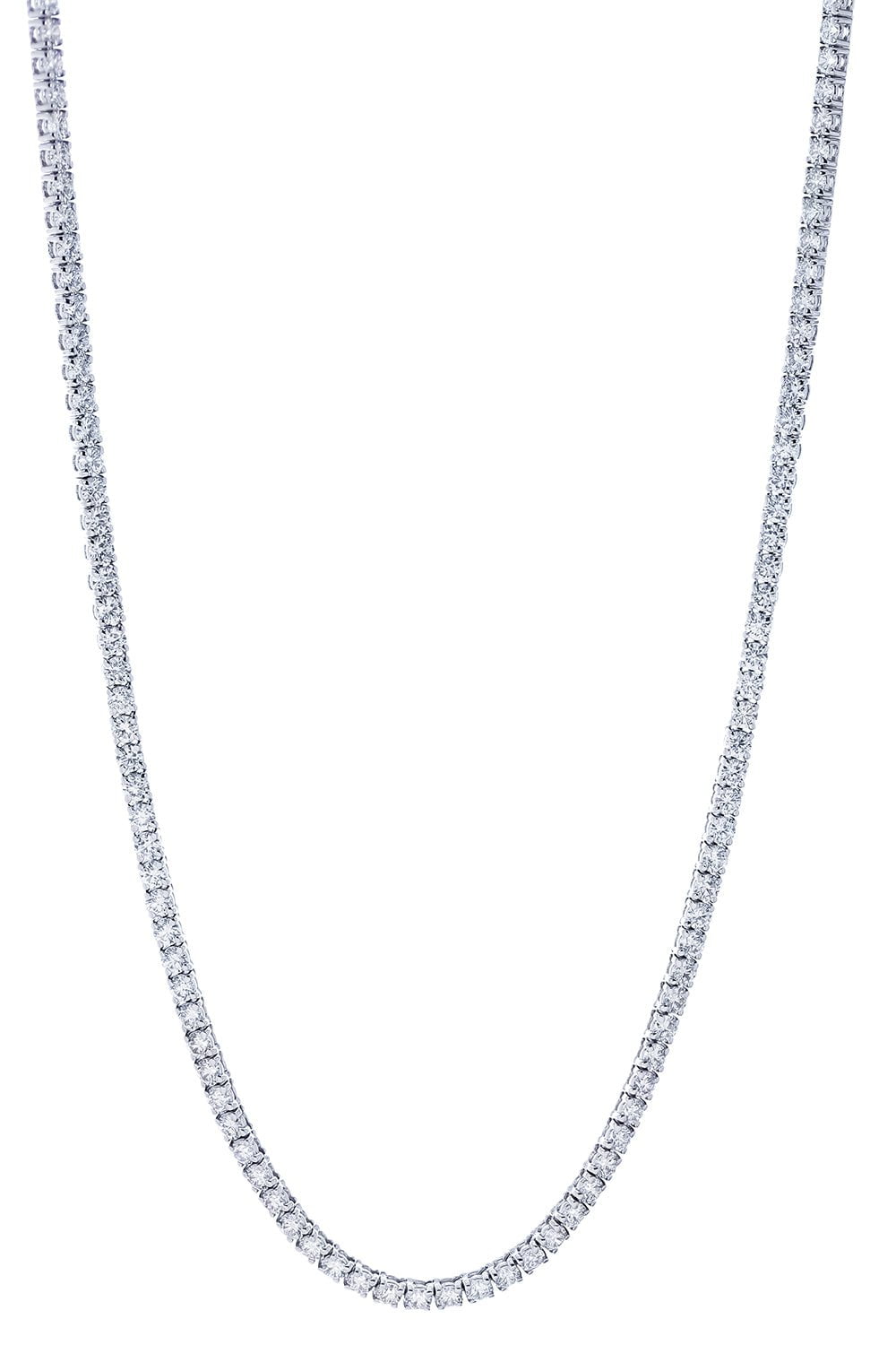 MARISSA DIAMONDS-Opera Riviera Necklace-WHITE GOLD