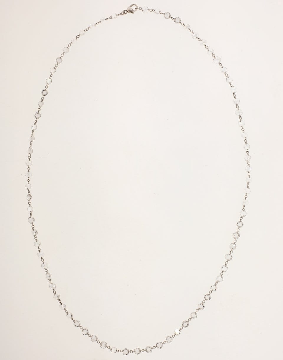 MARISSA DIAMONDS-Rose Cut Diamond Necklace-WHITE GOLD
