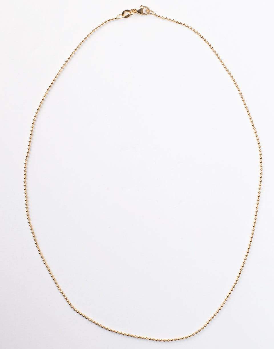 MARISSA DIAMONDS-18 Inch 1.5MM Yellow Gold Pallina Chain-YELLOW GOLD