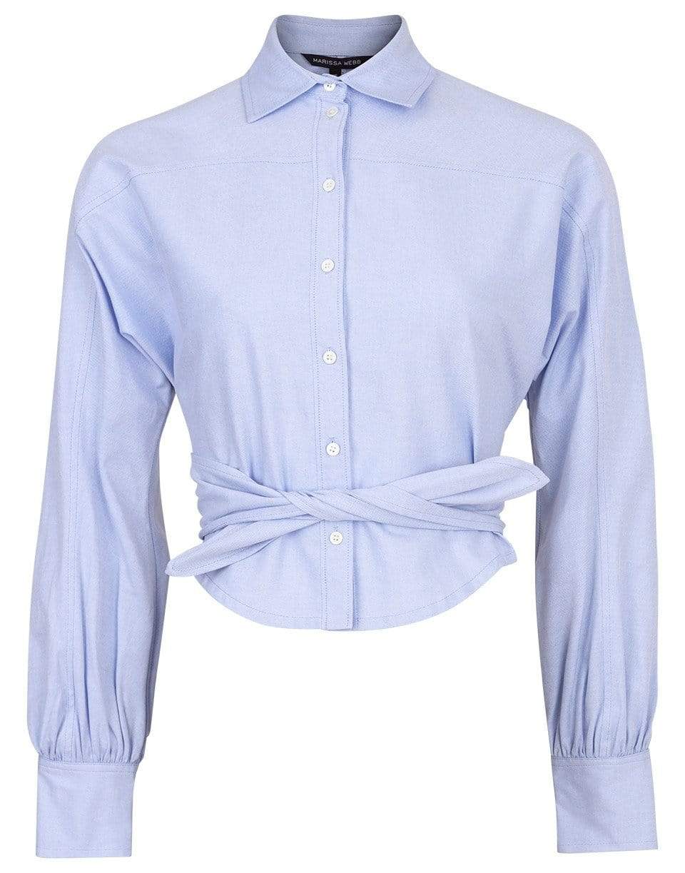 MARISSA WEBB-French Blue Emmerson Oxford Shirt-
