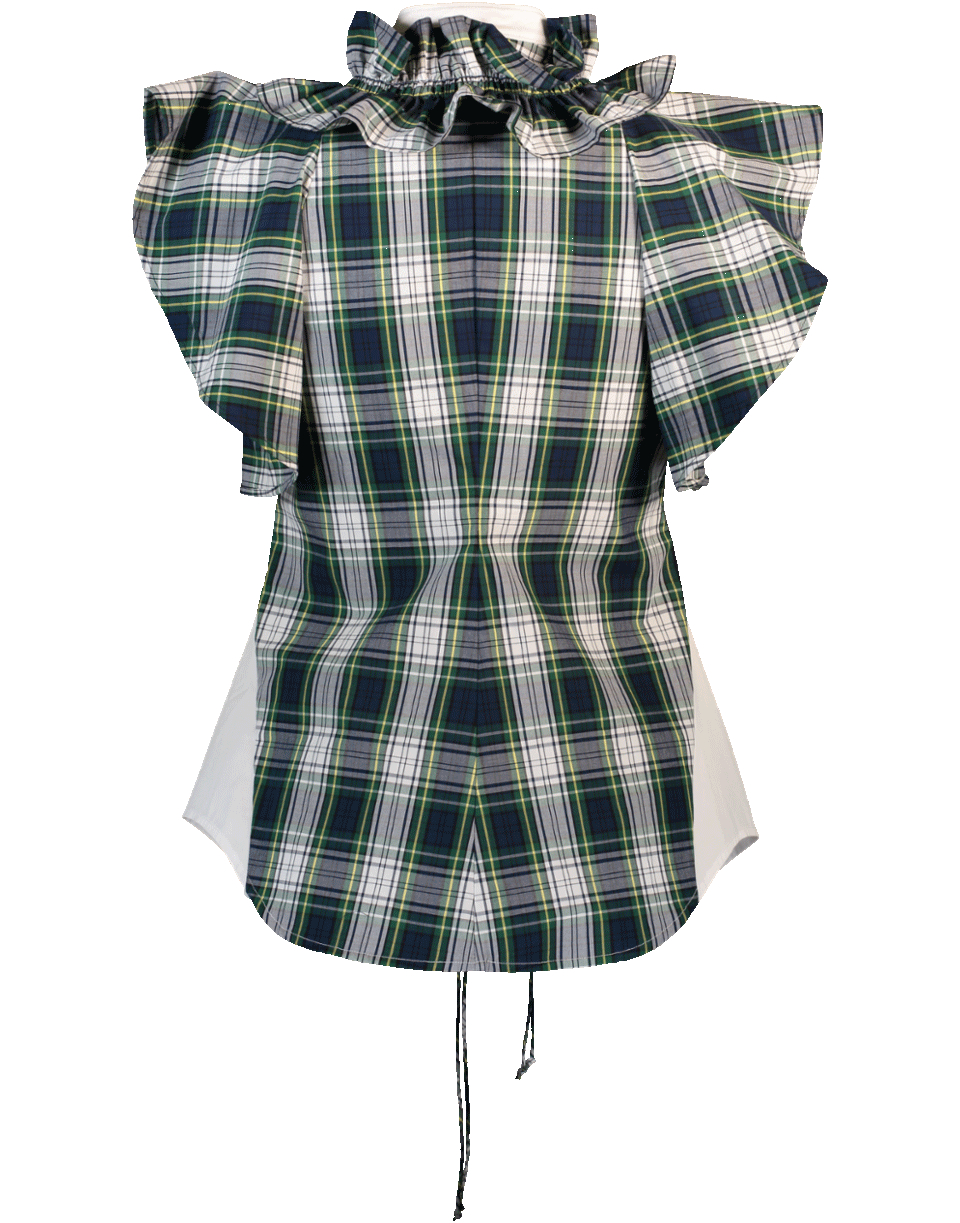 MARISSA WEBB-Irene Plaid Blouse-