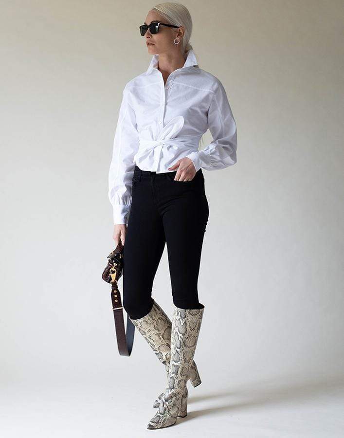 MARISSA WEBB-Emmerson Oxford Shirt-WHITE