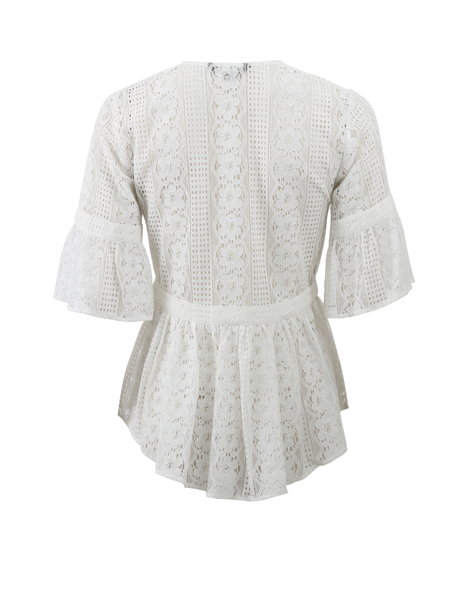 MARISSA WEBB-Moritz Lace Zip Blouse-