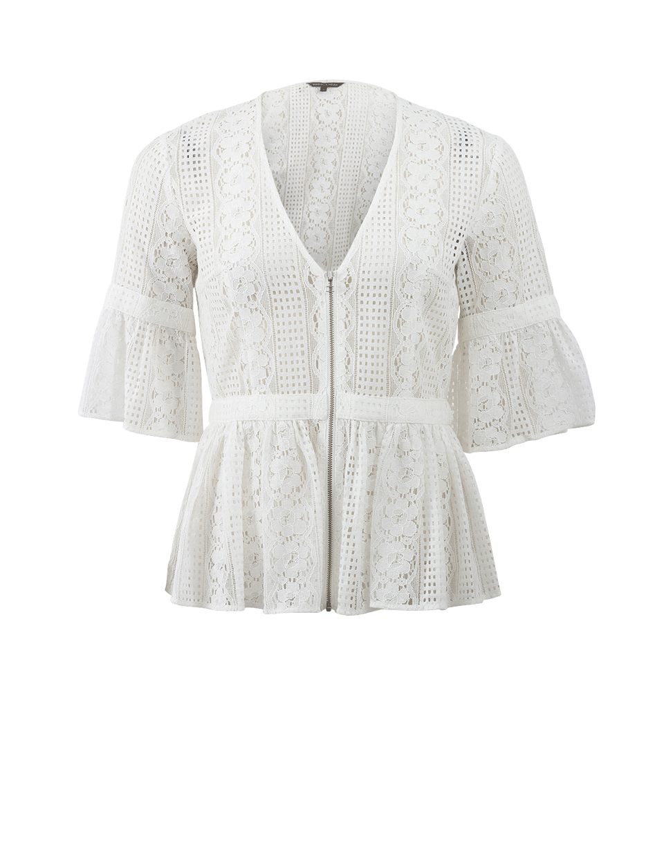 MARISSA WEBB-Moritz Lace Zip Blouse-