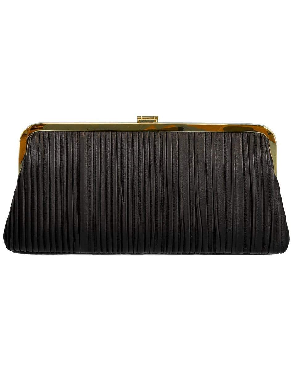 MARK CROSS-Black Susanna Frame Clutch-BLACK