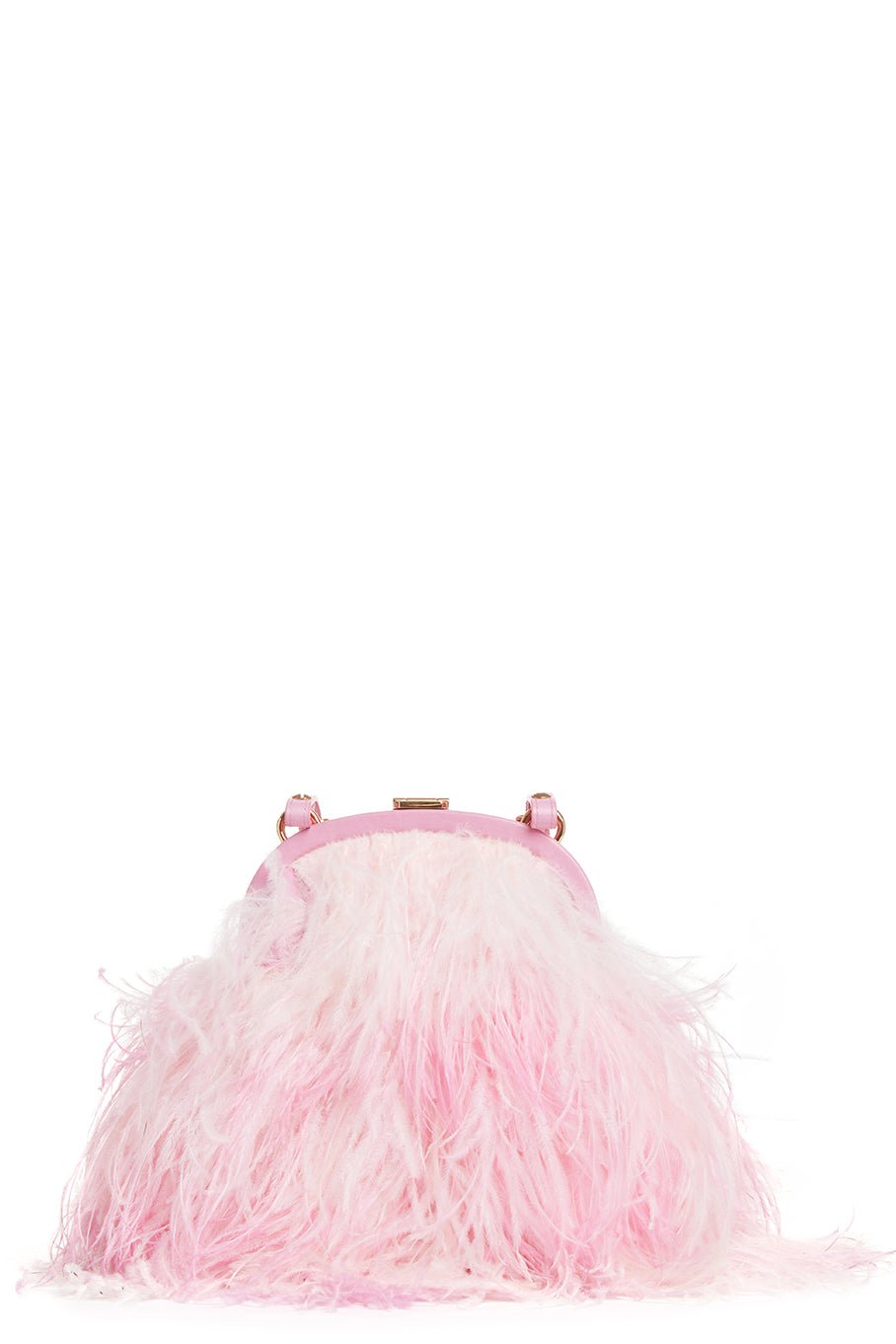MARK CROSS-Frame Chain Crossbody-FLAMINGO