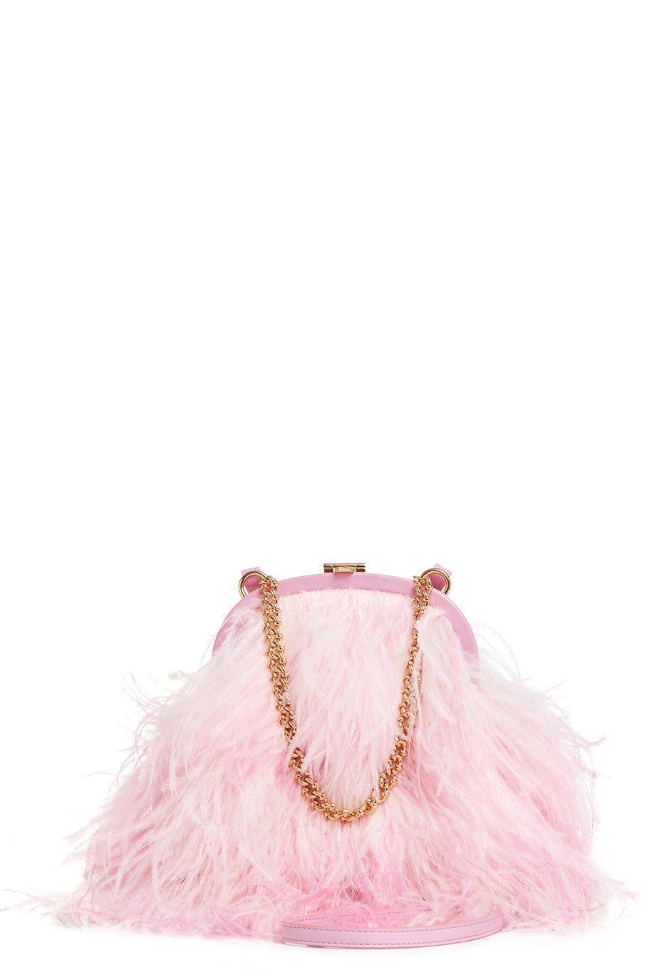 MARK CROSS-Frame Chain Crossbody-FLAMINGO