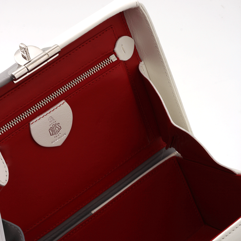 MARK CROSS-Small Top Handle Trunk-GRY/IVRY