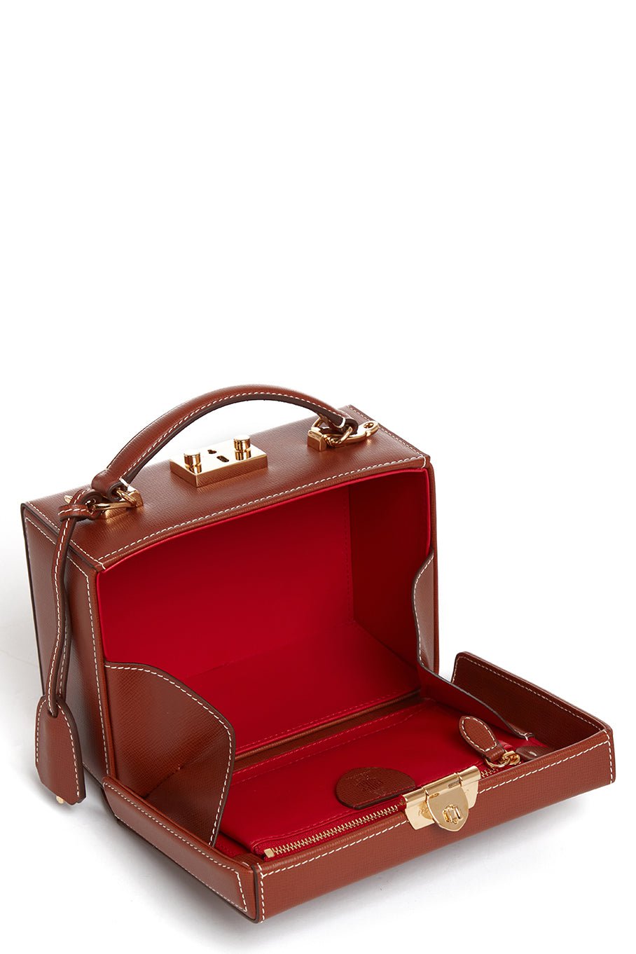 MARK CROSS-Grace Woven Strap Small Box - Acorn-ACORN