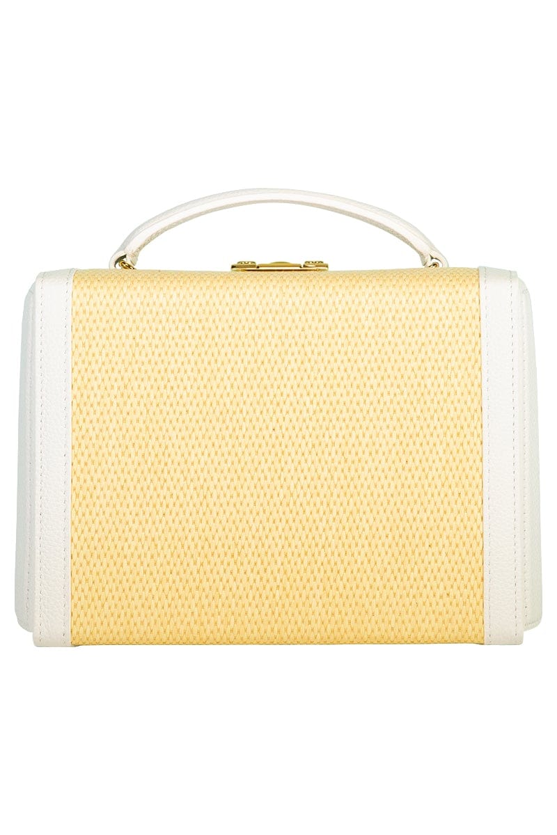MARK CROSS-Grace Small Box Bag - Natural-NATURAL