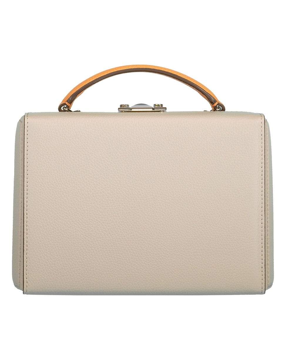 MARK CROSS-Taupe Grace Small Leather Box Bag-TAUPE