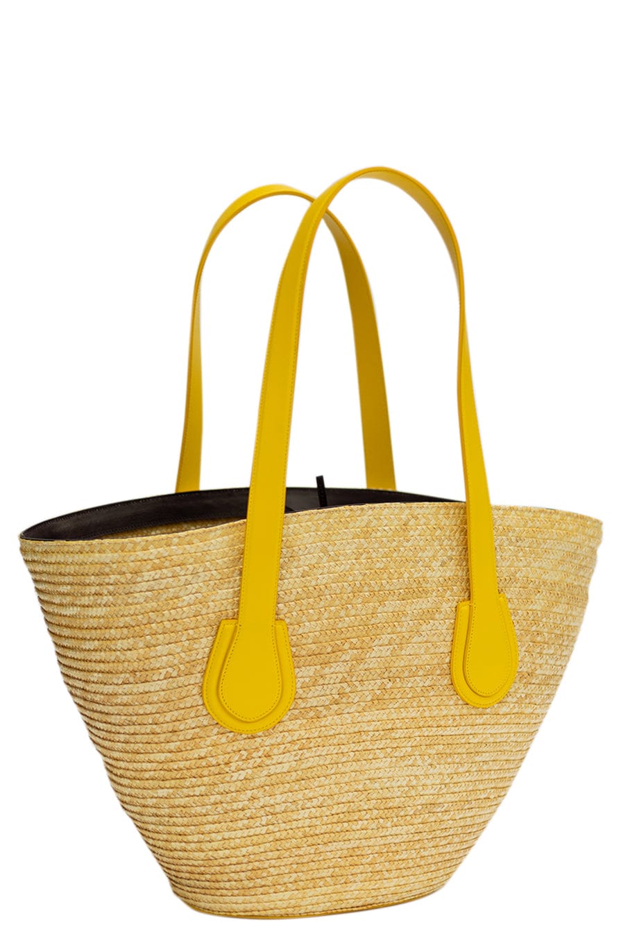 MARK CROSS-Arc Basket Tote-NTL/LEMN