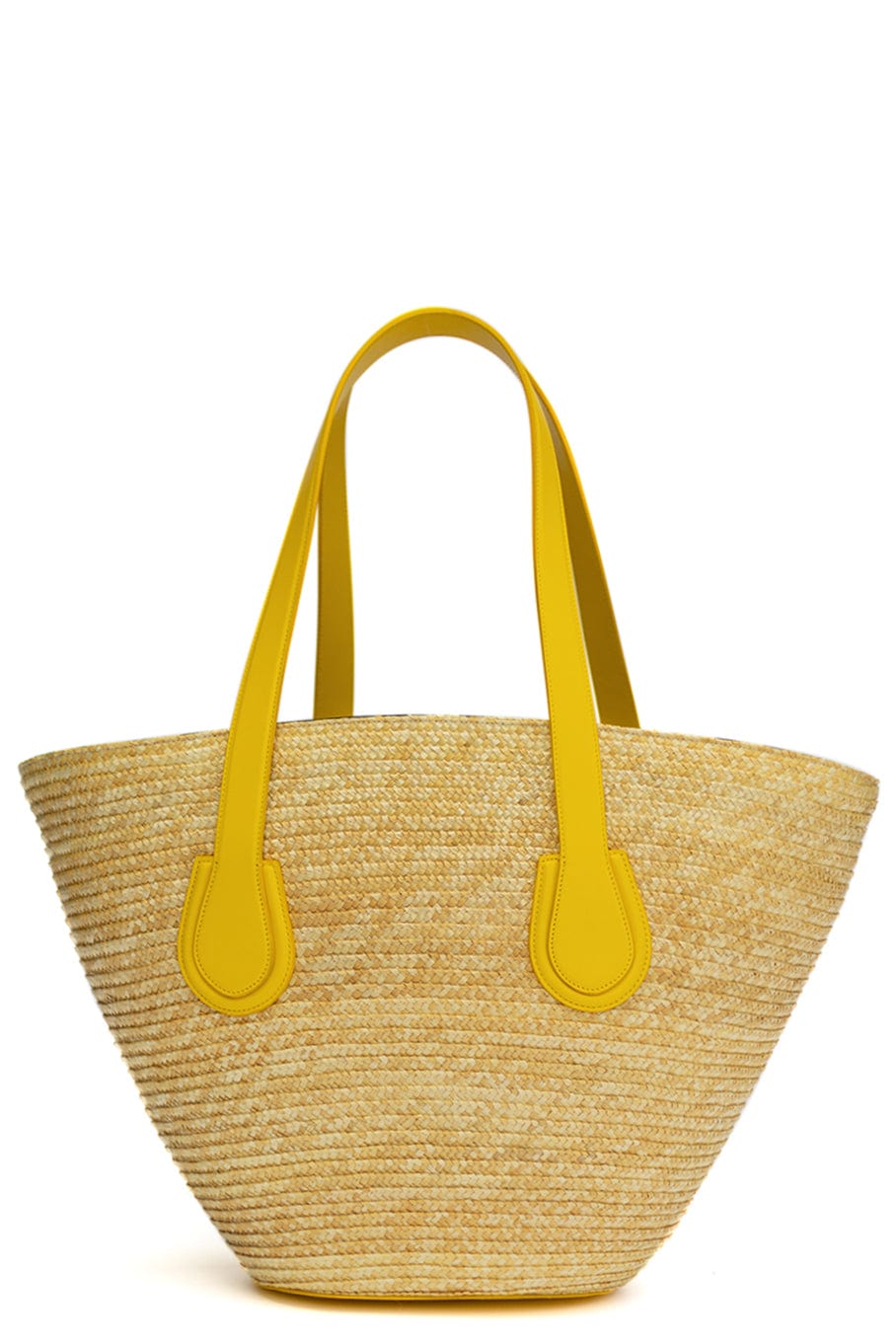 MARK CROSS-Arc Basket Tote-NTL/LEMN