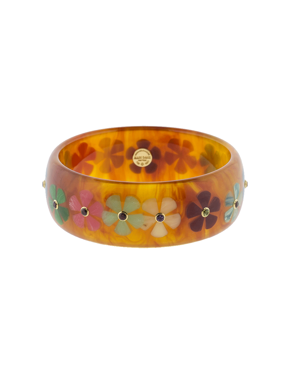 MARK DAVIS-Tortoise Bakelite Bangle-YELLOW GOLD